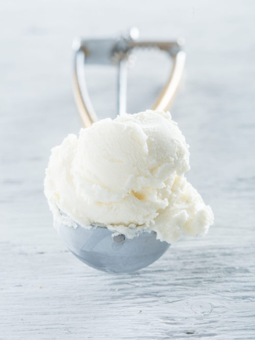 Vanille ijs -50% suiker (1/2 liter)