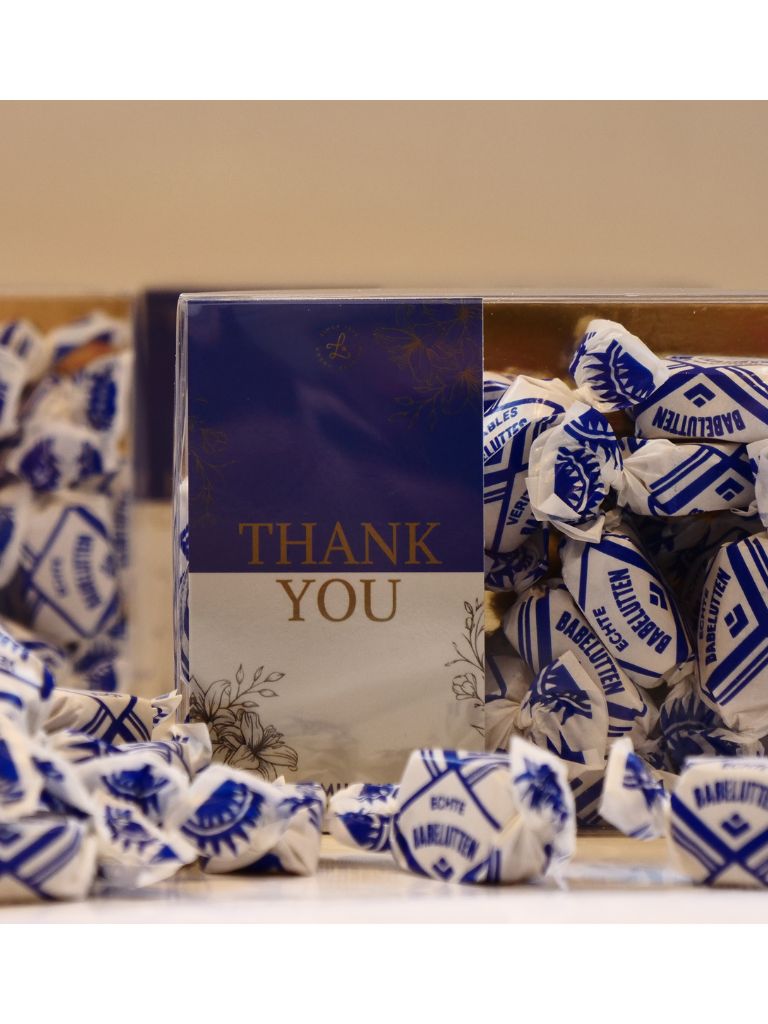 Ambachtelijke babelutten met boodschap Ambachtelijke babelutten met boodschap